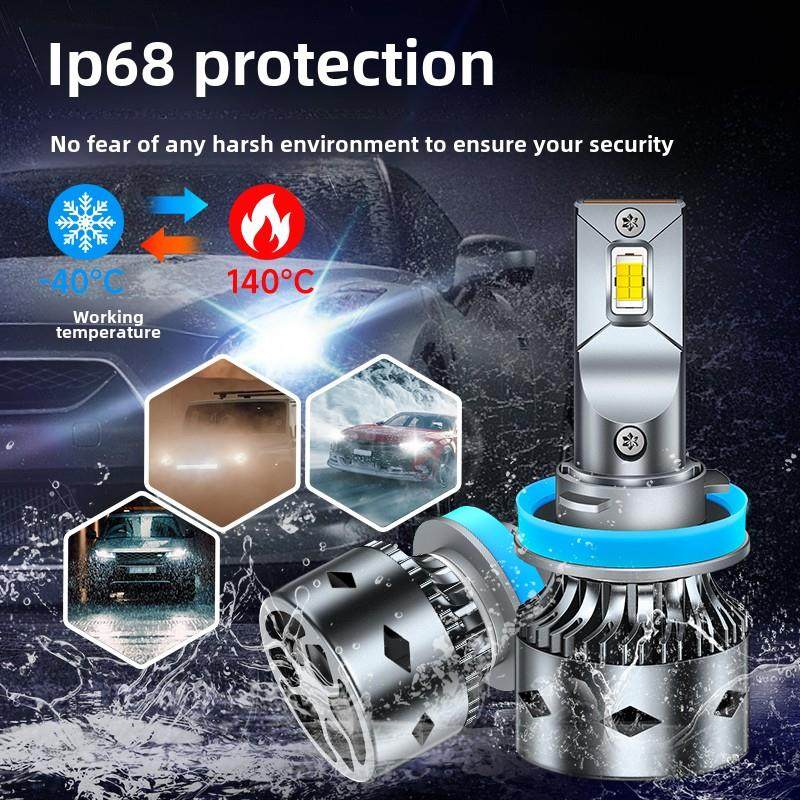 星享V6E专用LED激光大灯透镜效果切线聚光远光近光超高亮前大灯泡