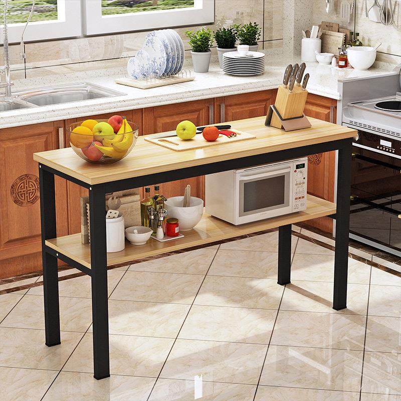 新款厨房置物架落地桌子家用出租屋多功能简易做饭切菜多层置物桌,住宅家具,实木餐桌,淘宝优惠券,粉丝福利购,淘宝优惠卷