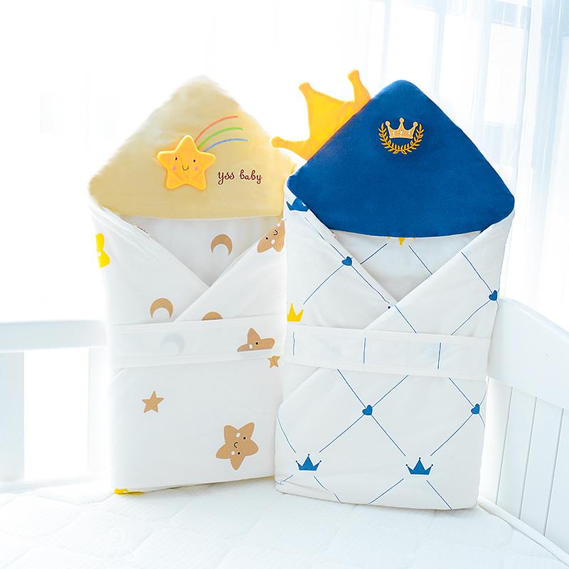 婴儿包被纯棉新生儿抱被薄春夏季防惊跳婴儿用品产房包单睡袋秋冬