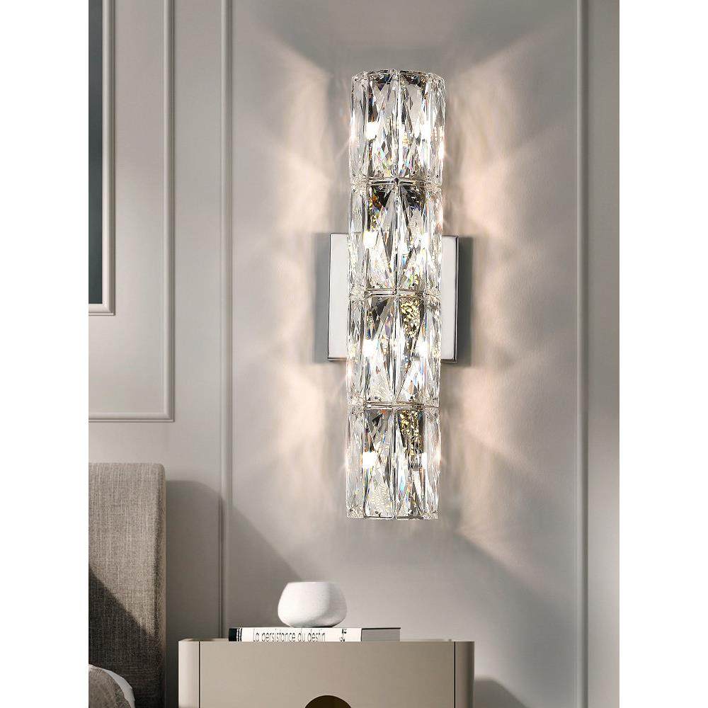 轻奢壁灯高端卧室床头灯简约现代水晶灯装饰客厅沙发电视背景墙灯,家装灯饰光源,壁灯,淘宝优惠券,粉丝福利购,淘宝优惠卷