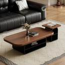 茶几2025新款 中古风客厅家用沙发茶台小户型轻奢高级感组合小茶桌