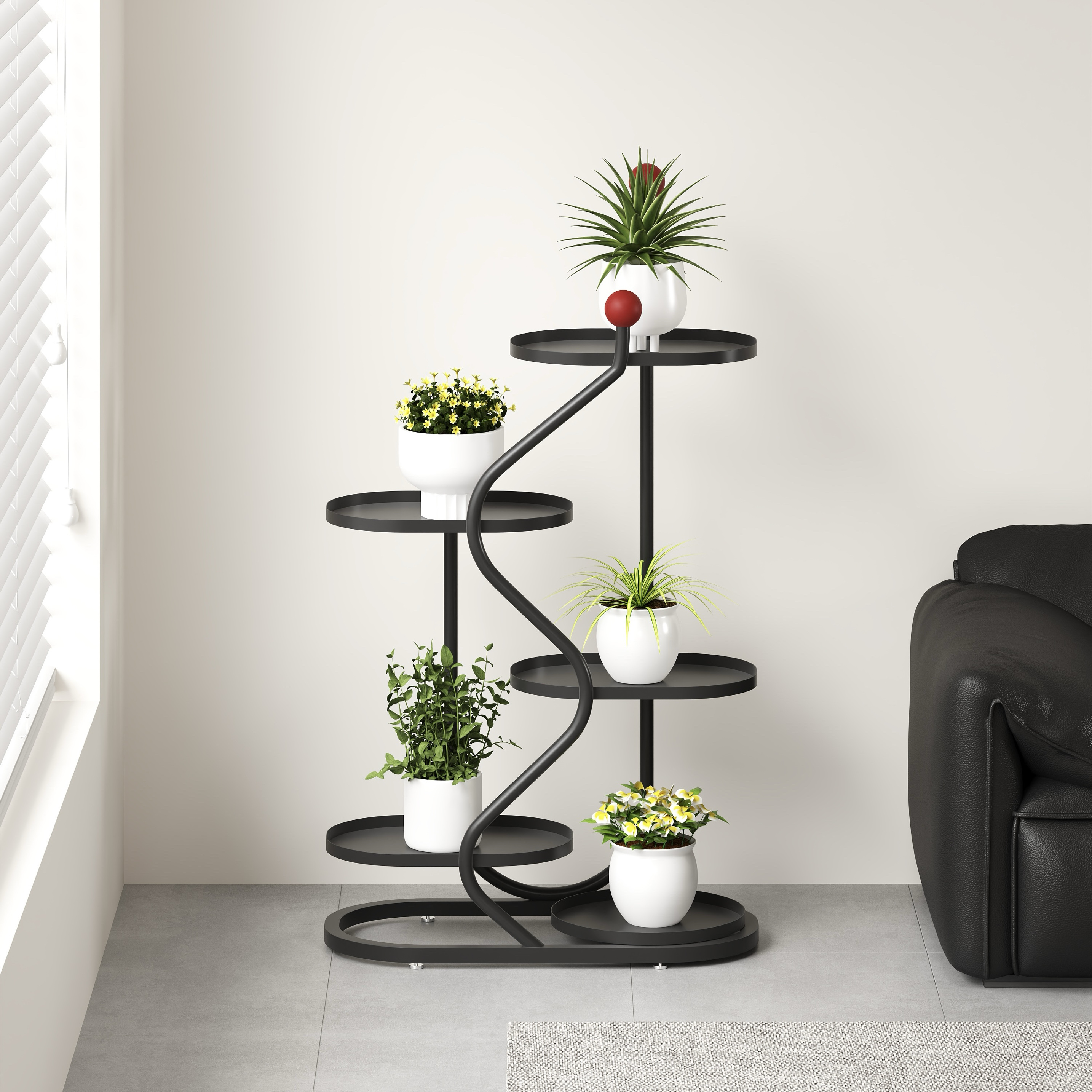 2025新款客厅落地式花架