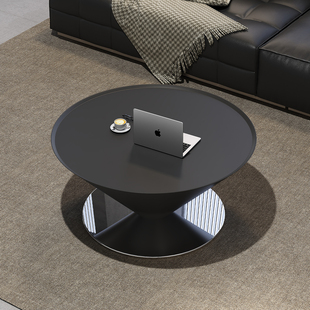 悬浮飞碟茶几2026新款轻奢高级感客厅家用现代简约茶台圆锥形茶桌