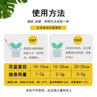 金银丹月桂四季 桂花专用肥料大树地栽盆栽大包装 桂酸性有机复合肥