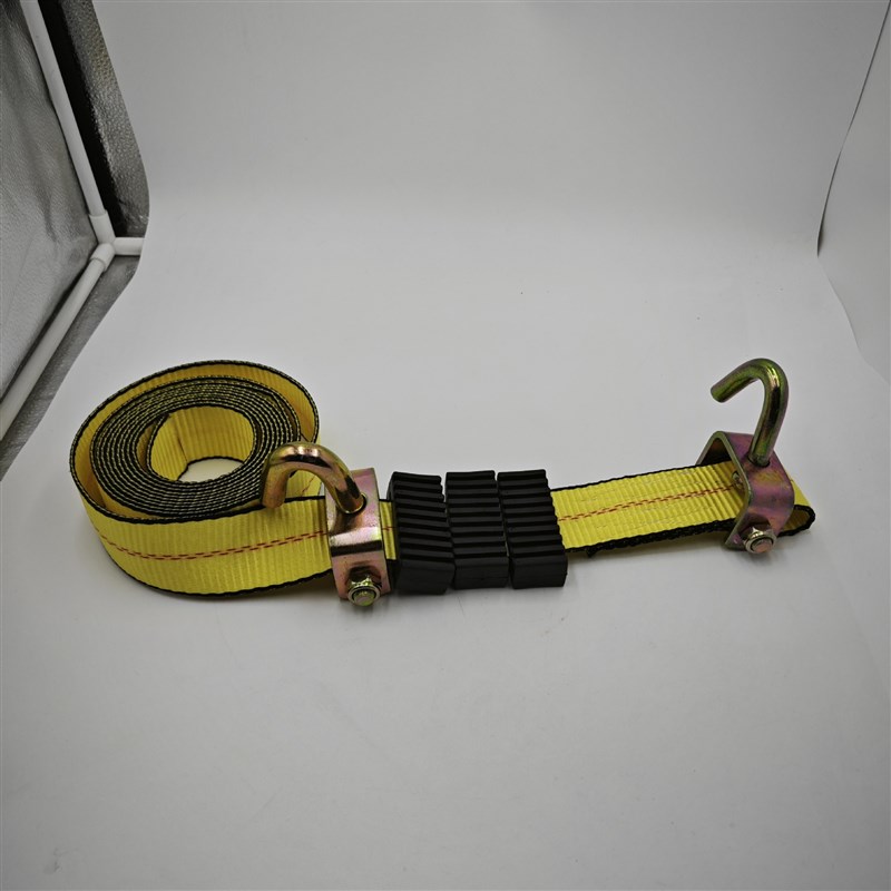 包邮跨境货物紧固带捆绑3米5吨11000lbs运输牵引带旋转J钩拉紧器