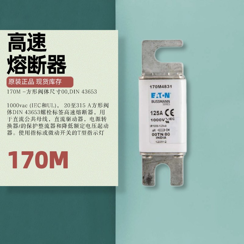 原装BUSSMANN巴斯曼熔断器保险丝170M3109 全新现货供应可开票