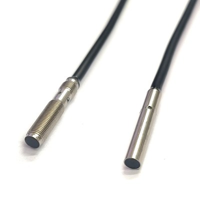 4mm M5 小型圆形接近开关金属感应传感器三线24V 长检测距离1.2mm