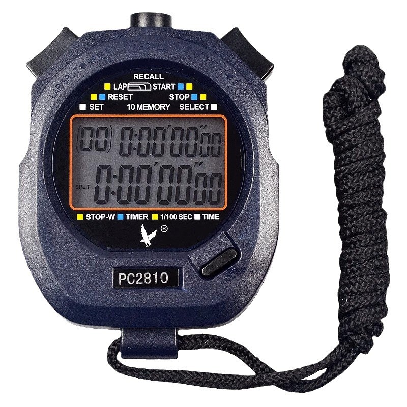 天福秒表定时器学生专业健身训练田径跑步教练裁判电子秒表计时器