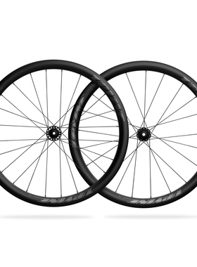 静藤轮组LIGHT碳纤维轮组碟刹公路车碳轮D40D50D60钢辐条碳刀轮组