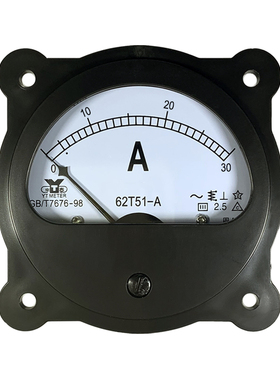 62t51交流电流表10a 20a 30a 50a指针400/600/5a 62t2船用ac直接