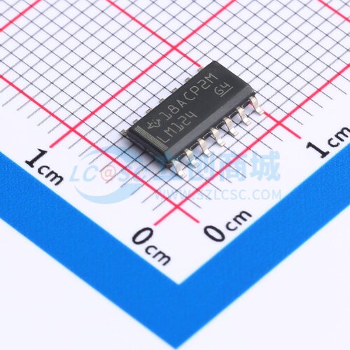 运算放大器 LM124DRG4 SOIC-14 TI/德州 电子元器件配单原装正品