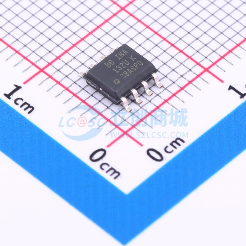 差分运放 INA132U/2K5 SOIC-8 TI/德州 电子元器件配单原装正品