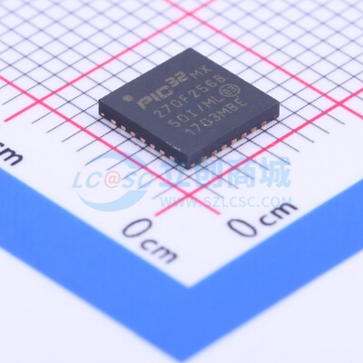 单片机(MCU/MPU/SOC) PIC32MX270F256B-50I/ML QFN-28 MICROCHIP(