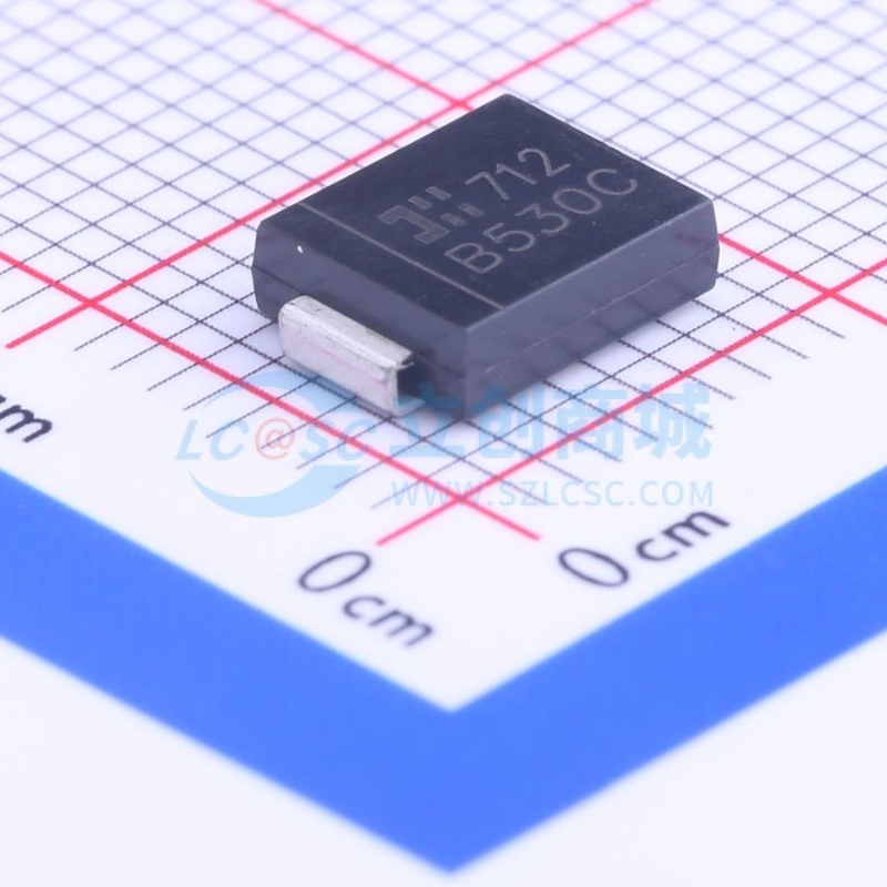肖特基二极管 B530C-13-F DO-214AB DIODES(美台) 电子元器件配单