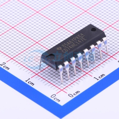 信号开关/编解码器/多路复用器 CD74HC147E PDIP-16 TI/德州