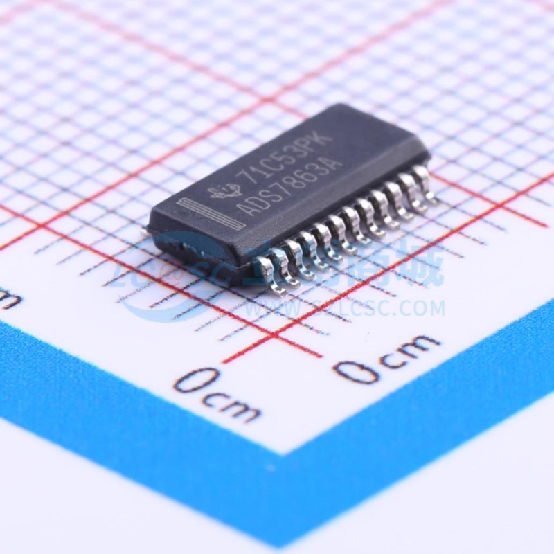 模数转换芯片ADC ADS7863ADBQR SSOP-24 TI/德州 电子元器件配单