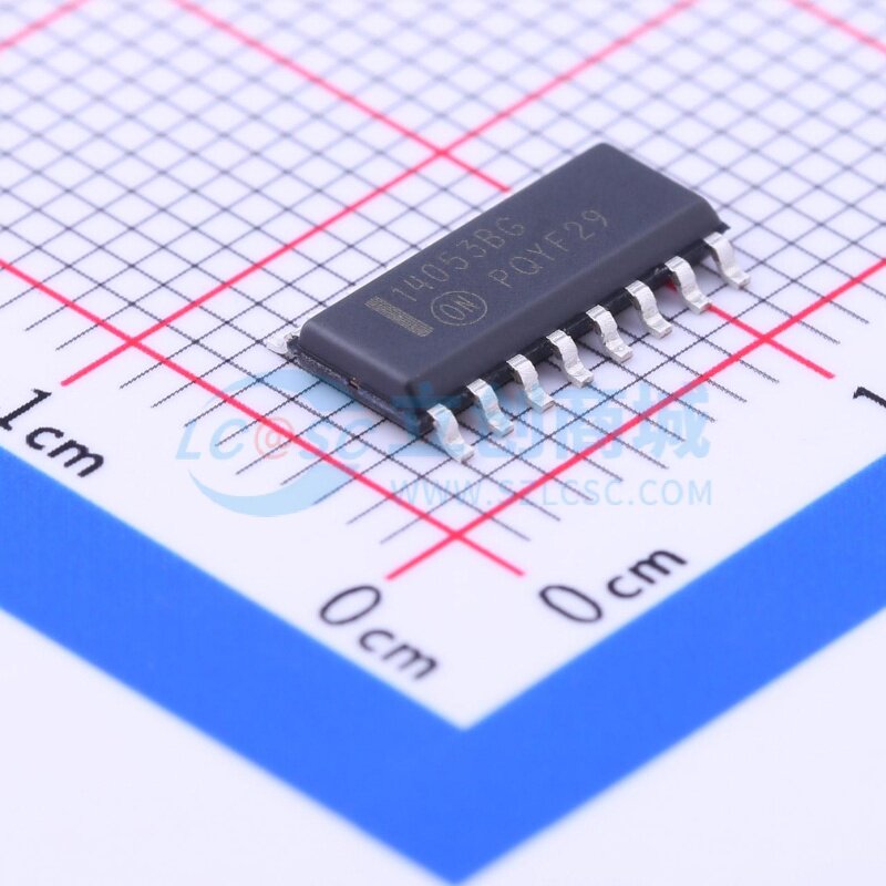 模拟开关/多路复用器 MC14053BDR2G SOIC-16 onsemi(安森美) - 实物图