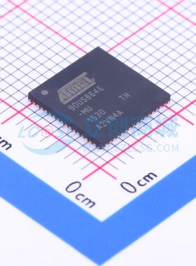 单片机(MCU/MPU/SOC) AT90USB646-MUR QFN-64 MICROCHIP(美国微芯