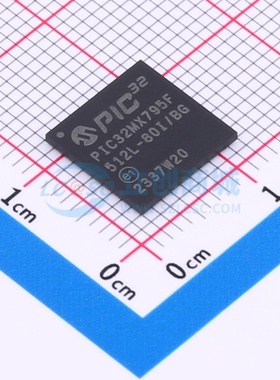 单片机(MCU/MPU/SOC) PIC32MX795F512L-80I/BG TFBGA-121 MICROCH