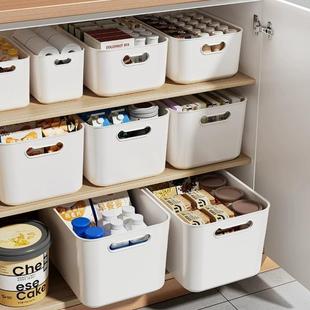 桌面收纳盒塑料加厚带盖防尘家用衣物收纳箱杂物整理盒储物盒