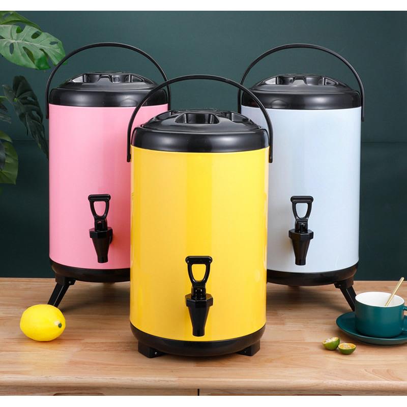 奶茶店保温桶商用摆摊不锈钢大容量8L10L12L小型保冷专用奶茶桶