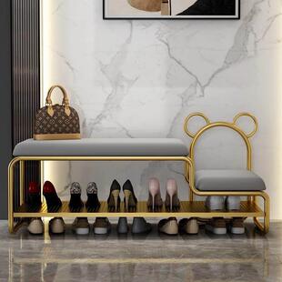 亲子换鞋凳组合换鞋凳门口可坐一体家用玄关鞋凳鞋柜长条童鞋架