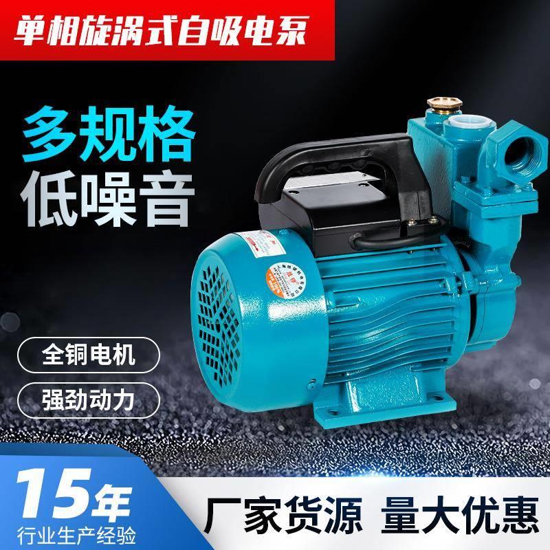 WZB单相旋涡式自吸电泵园林灌溉泵家用管道增压小型自吸泵220V