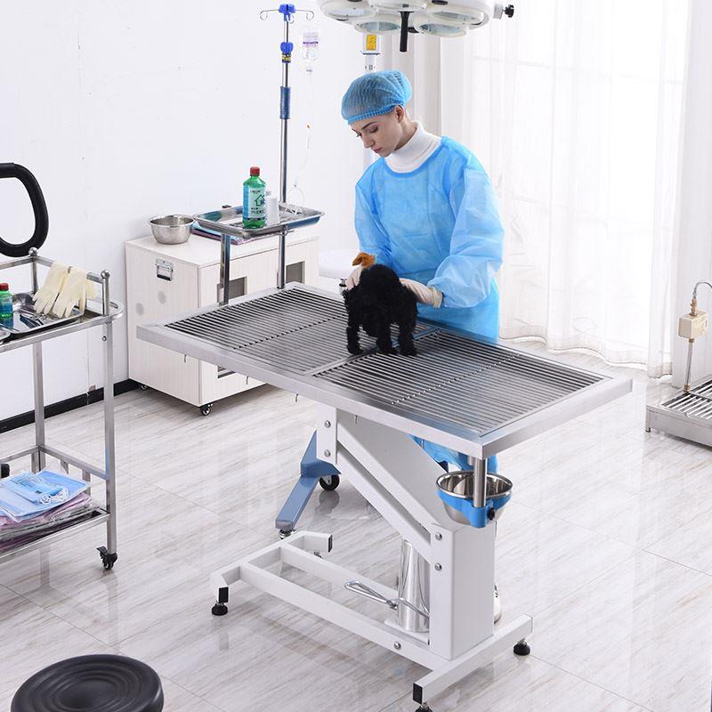 操作台器材动物不锈钢宠物手术台美容液压恒温医院电动升降诊疗