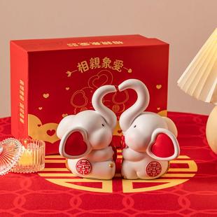新婚礼物送新人可爱情侣对象摆件订婚客厅婚房装饰送闺蜜结婚礼品