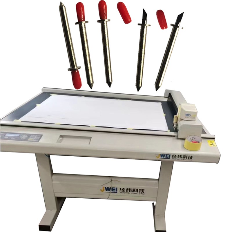 JWEI经纬平板切割机刀r头 服装模板绘图仪印表机刀片 圆扣一体刀