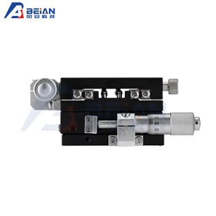 XY轴十字交叉滚子导轨型滑台 XYCRS40 60 80手动精密微调移动平台