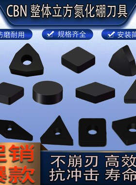 CBN整体立方氮化硼刀片RNGN SNMN RCGMX CNGN淬火钢铸铁数控刀片
