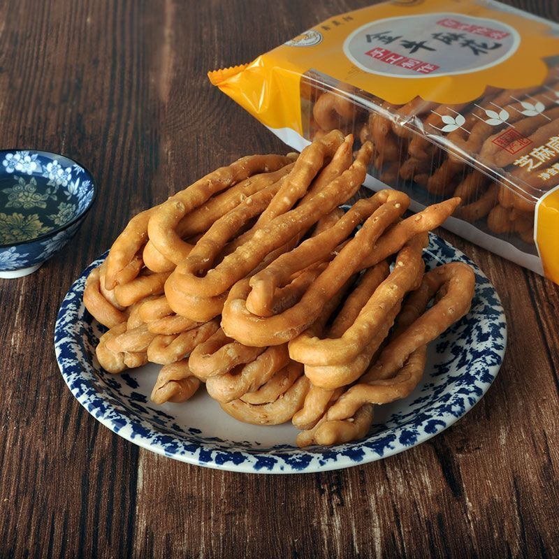 湖北黄石特产大冶正宗金牛麻花咸味酥脆香传统老式怀旧手工小麻花