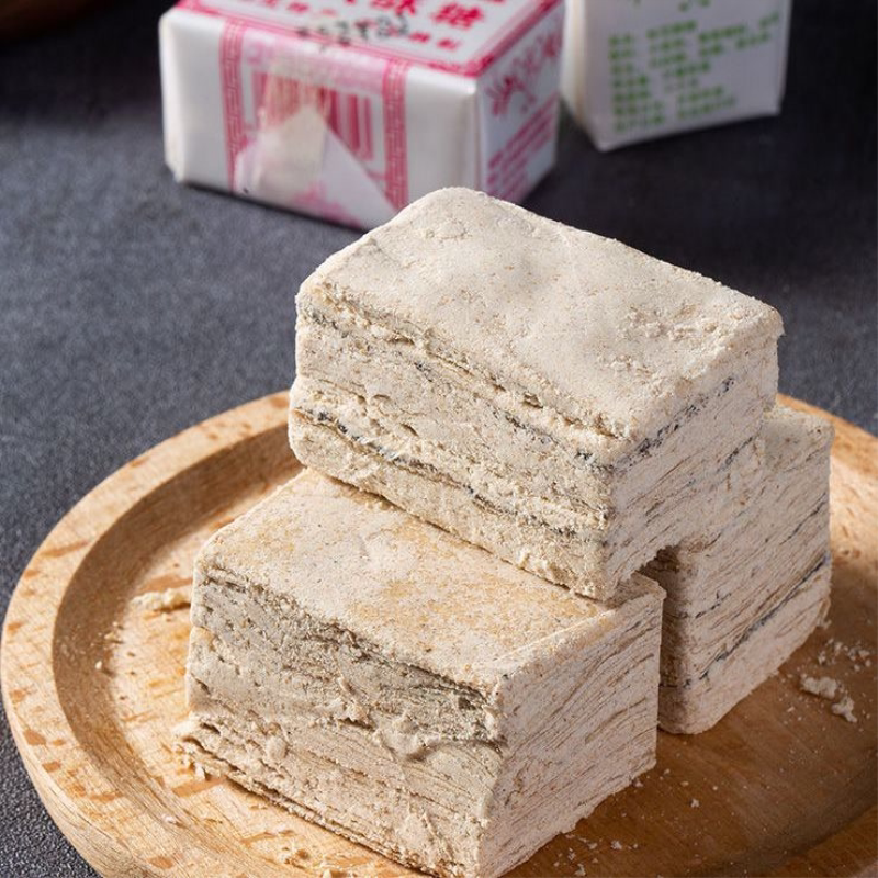 湖北特产风味黑麻桂花酥糖中老人爱吃的手工糕点童年回忆传统食品