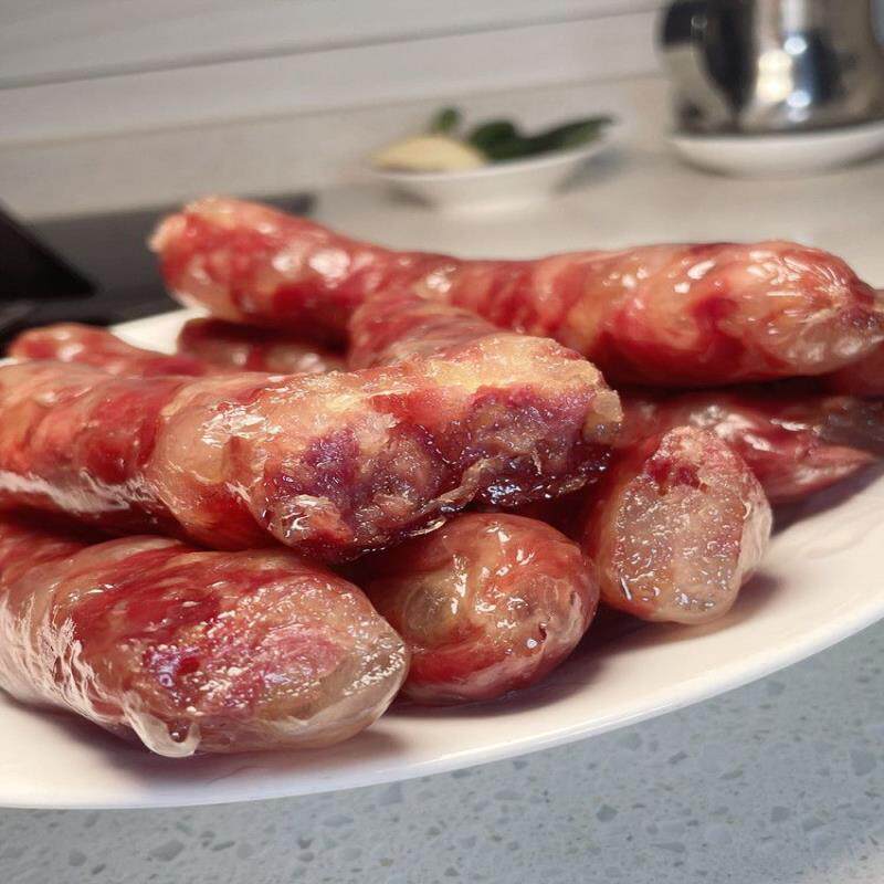 纯猪肉腊肠江西手工咸味香肠麻辣农家土特产自制腊肉灌肠腊味批发