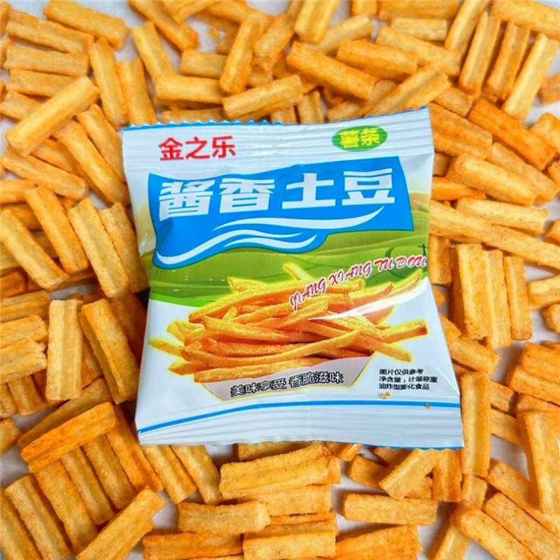 酱香土豆薯条批发一整箱小包饭店招待食材8090后怀旧零食休闲食品