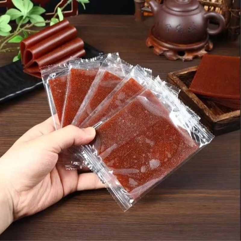 老式手撕果丹皮干硬酸大片有嚼劲山楂片无添加剂8090后童年小零食