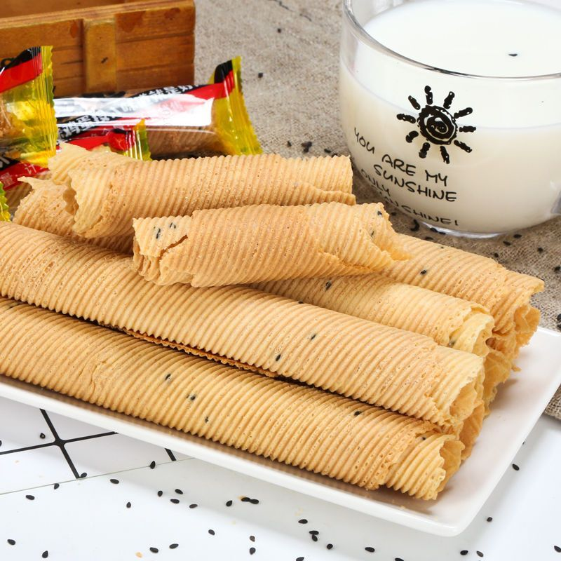 无蔗糖鸡蛋卷孕妇老人控糖人士适量食品休闲糕点传统点心零食饼干