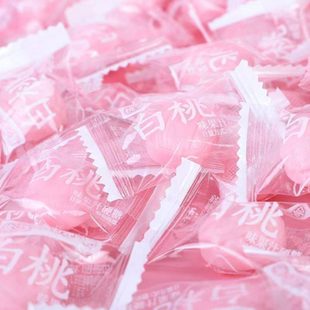 白桃味夹心糖果水果硬糖高颜值结婚喜糖休闲招待零食网红散装 批发