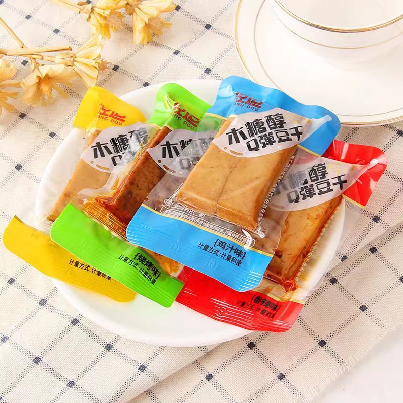 木糖醇豆腐干无添加蔗糖麻辣解馋豆干高蛋白低碳水健康休闲小零食