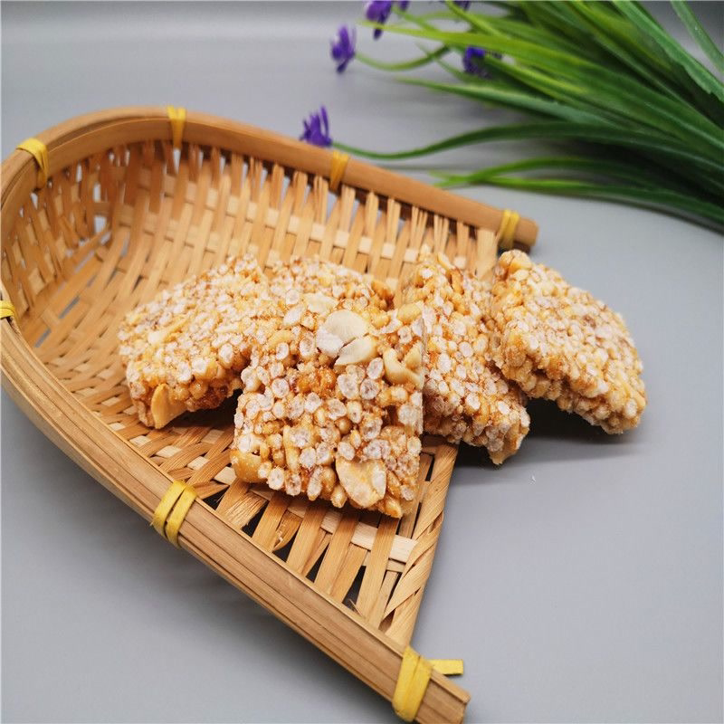 安徽特产炒米糖红薯糖花生糖老式网红米花糖纯手工老牌子休闲零食