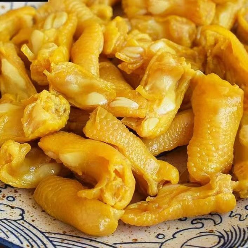 【钜惠5大袋】盐焗鸡脚筋即食独立大真空包装鸡拐筋休闲零食礼包