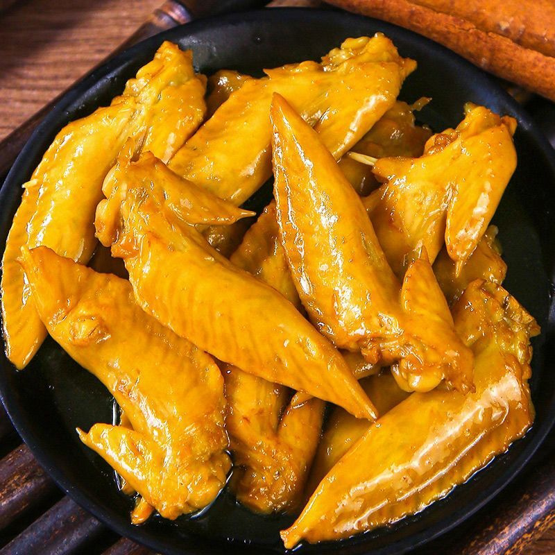 盐焗鸡翅独立包装小包装零食大全各种各样卤味鸡便宜解馋充饥小吃
