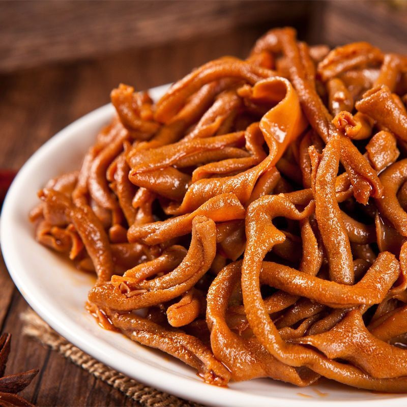 正宗湖南特产香辣脆鸭肠鸭脆肠锁鲜包装开袋即食卤味鸭肉零食批发