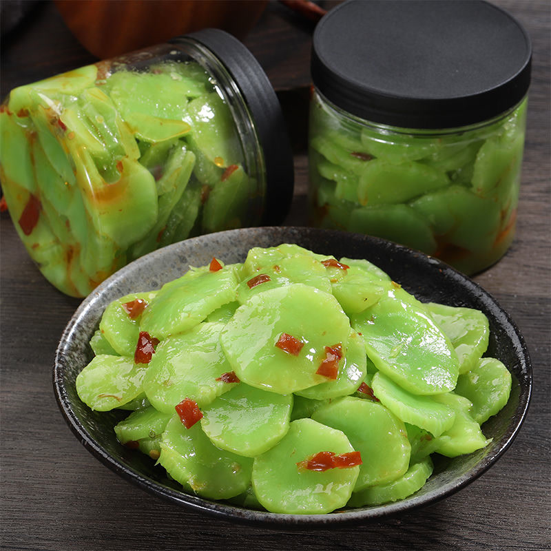 莴笋片莴笋干清脆爽口下饭菜即食酱菜脆嫩莴苣小咸菜休闲食品鲜笋