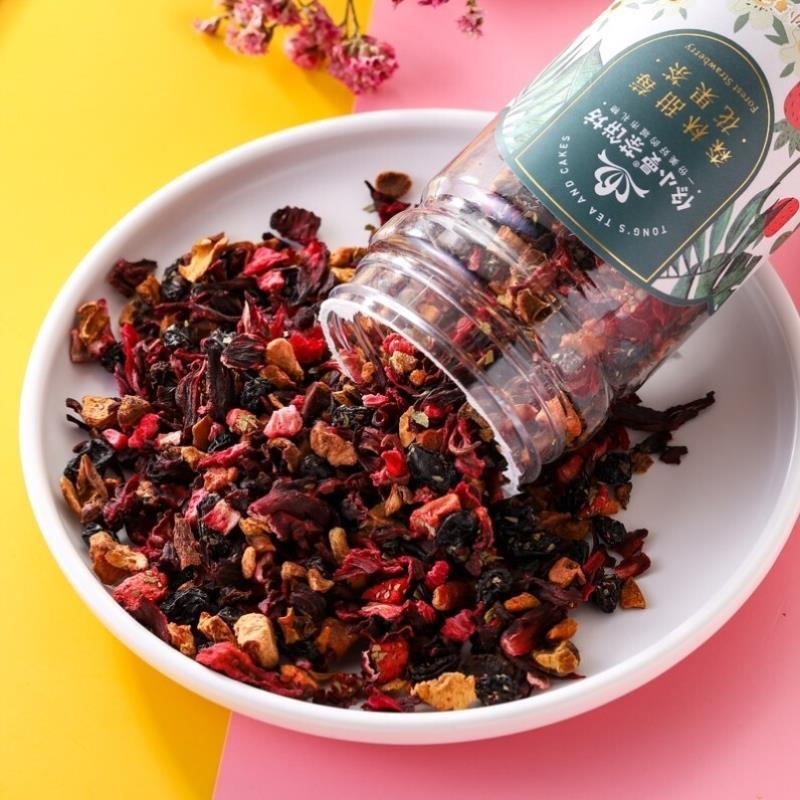 云南特产花果茶佟小曼花茶男生女生冬天泡水喝的东西朗姆覆盆子茶