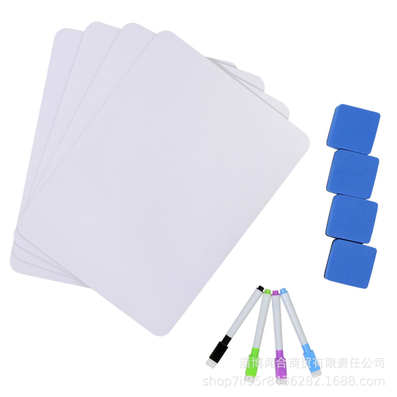 无磁干擦白板白色密度板MDF可擦儿童绘画木质厂家可擦白板小白板