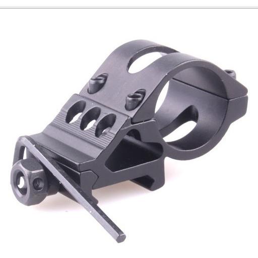 T2008 歪脖子管夹支架 25.4MM手电筒支架 外贸品质 一件起批