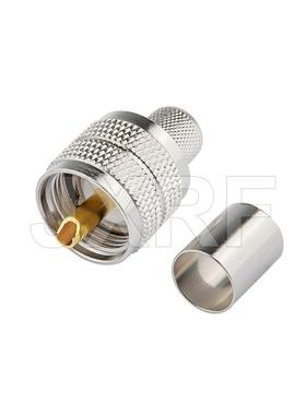 同轴射频连接器UHF-J-7接PL259接RG8 LMR400 RG213 RG165射频接头