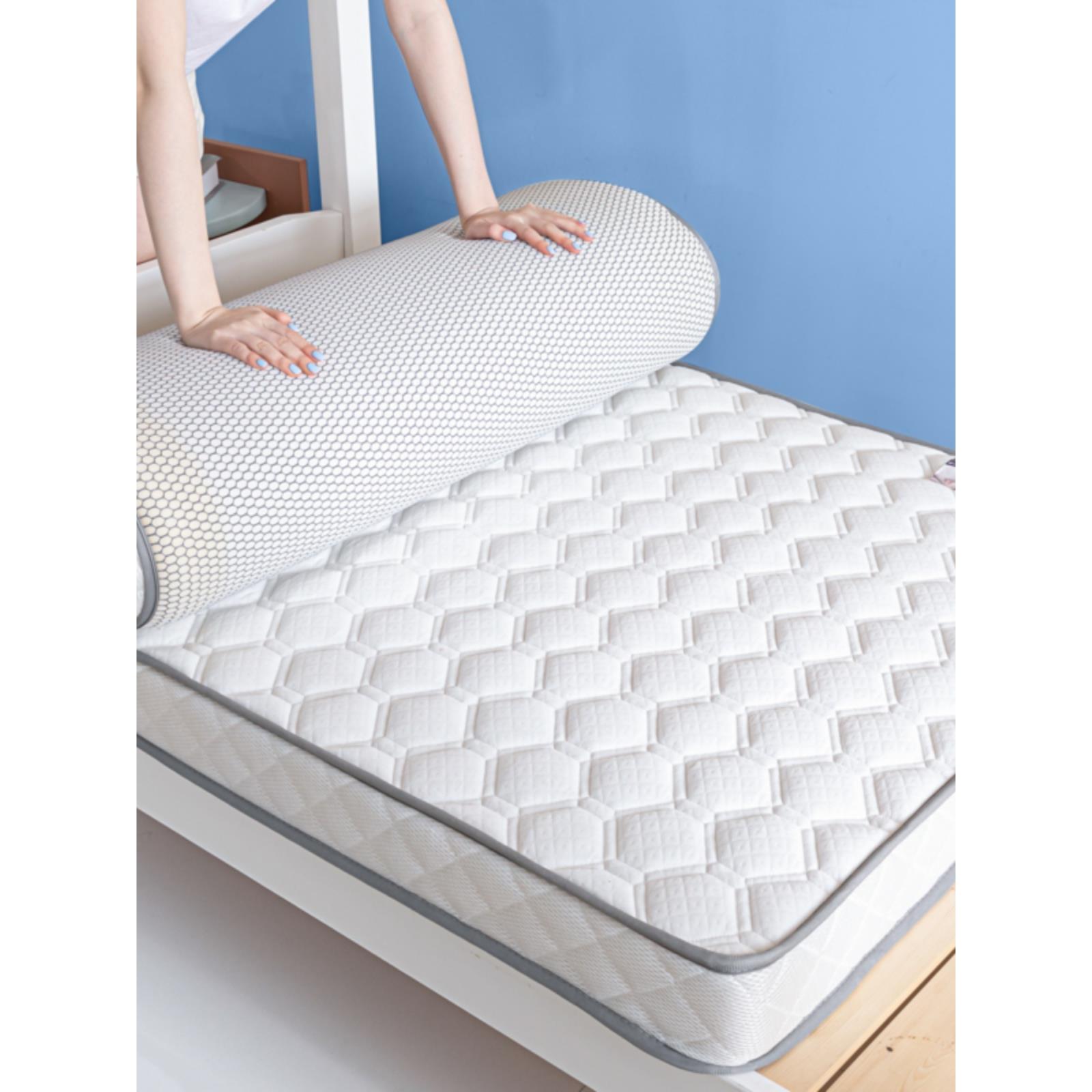 乳胶床垫家用榻榻米软垫租房单双人学生宿舍记忆海绵床褥垫子加厚